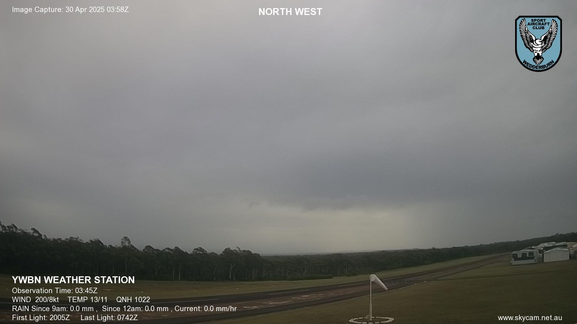 Wedderburn Aerodrome wx cams